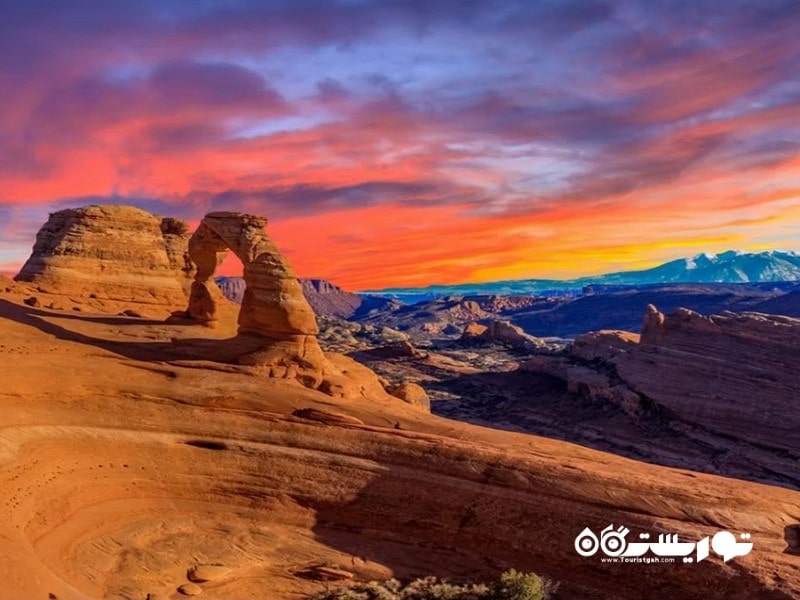 7. پارک ملی آرچس (Arches National Park)، یوتا، ایالات متحده آمریکا