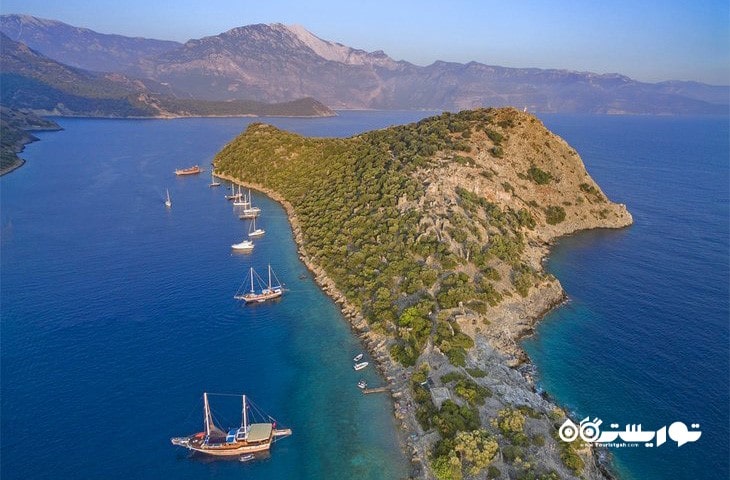 6. جزیره جمیلر (Gemiler Island) جزیره برتر در ترکیه
