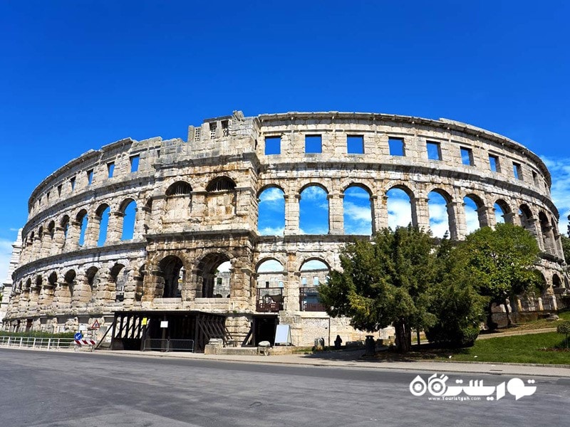 آمفی تئاتر پولا (Pula) در شمال غرب کرواسی