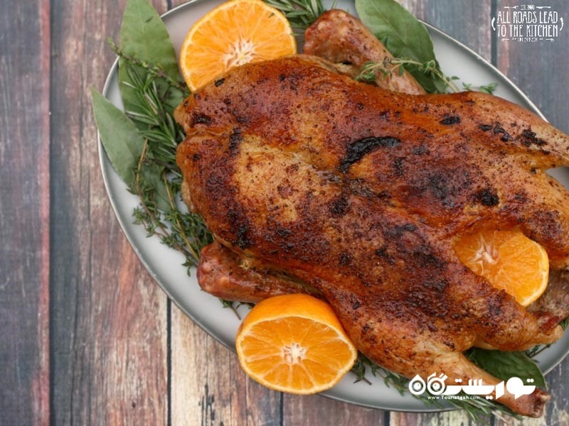 8- اردک برشته (Roasted Duck)