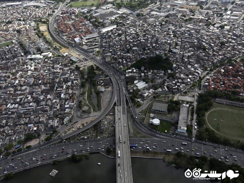 نمایی از بزرگراه های شهر ریو