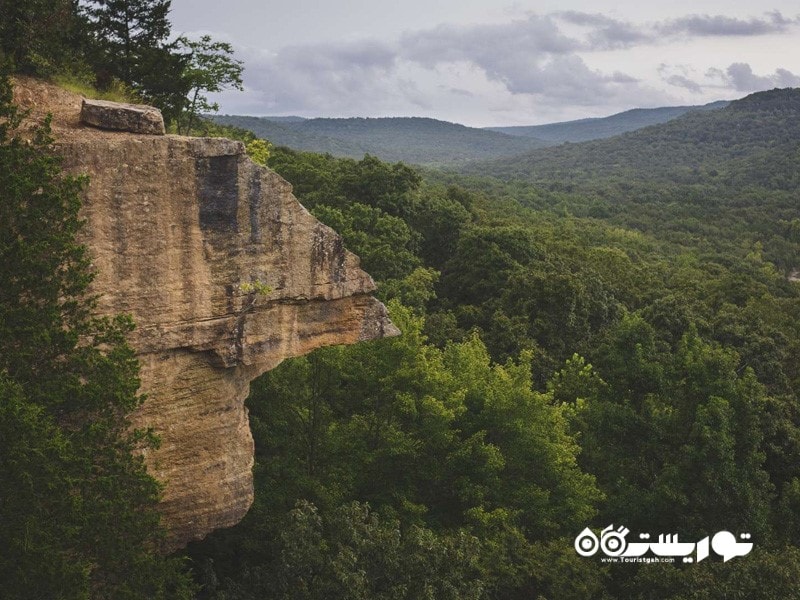 4. مسیر یلو راک (Yellow Rock Overlook)، آرکانزاس (Arkansas)