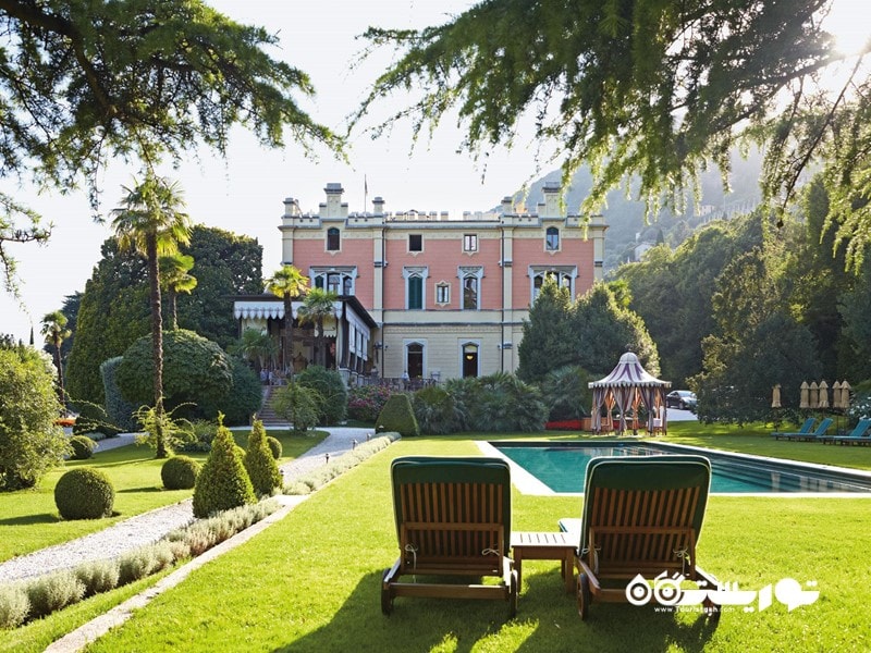 6. هتل بزرگ ویلا فلترینلی  در کنار دریاچه گاردا کشور ایتالیا