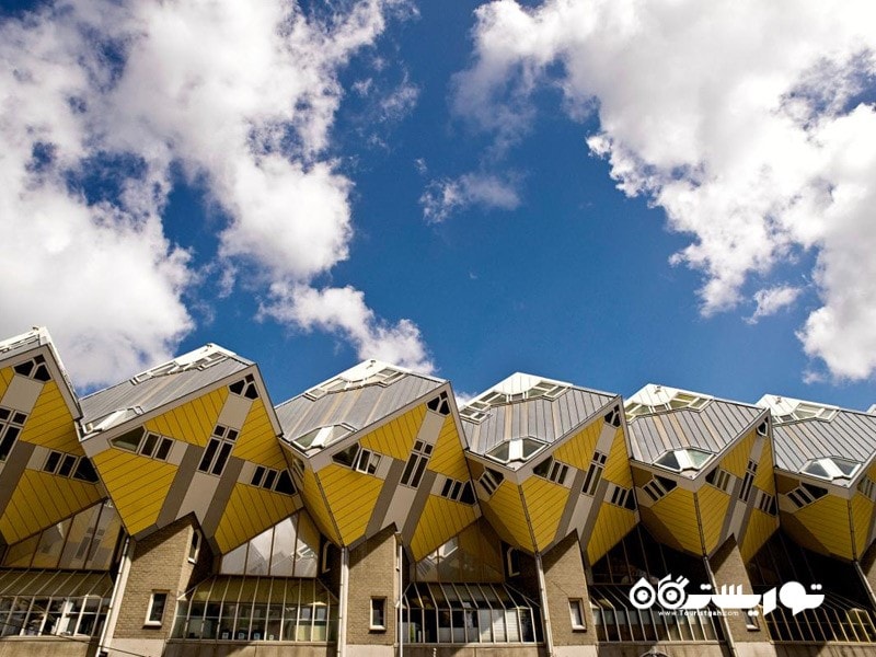 8.خانه های مکعبی، روتردام (The Cube Houses, Rotterdam)