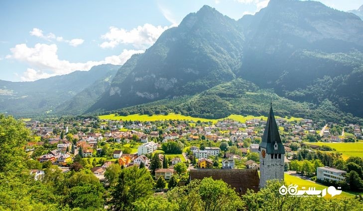 6- لیختن اشتاین (Liechtenstein) با مساحت 160 کیلومتر مربع