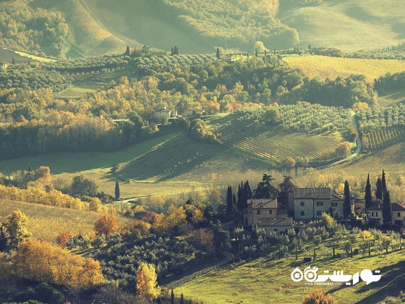 منطقه توسکانی (Tuscany) در کشور ایتالیا