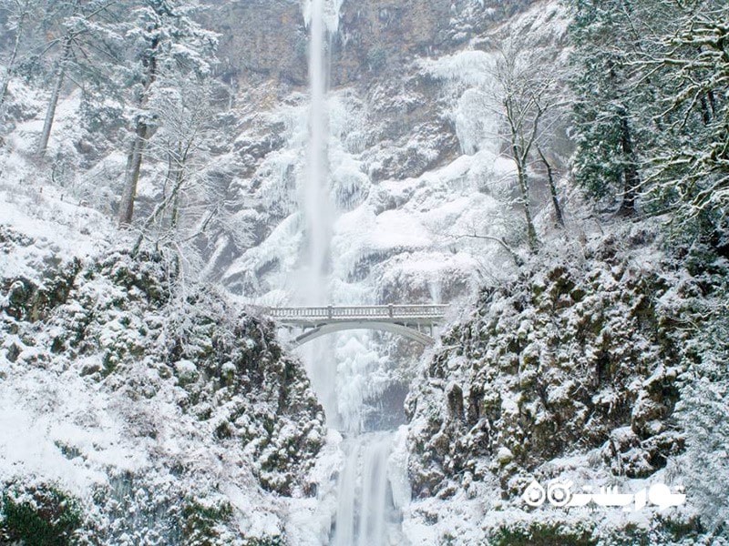 آبشار مولتنومه (Multnomah Falls)، اورگن (Oregon)