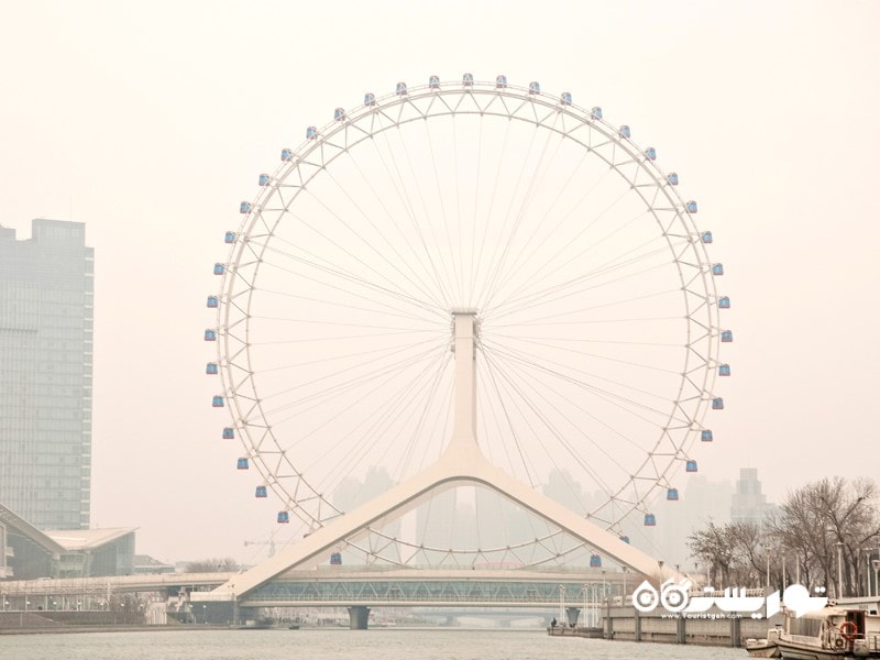 1. چرخ و فلک چشم تیانجین (Tianjin Eye Ferris Wheel)