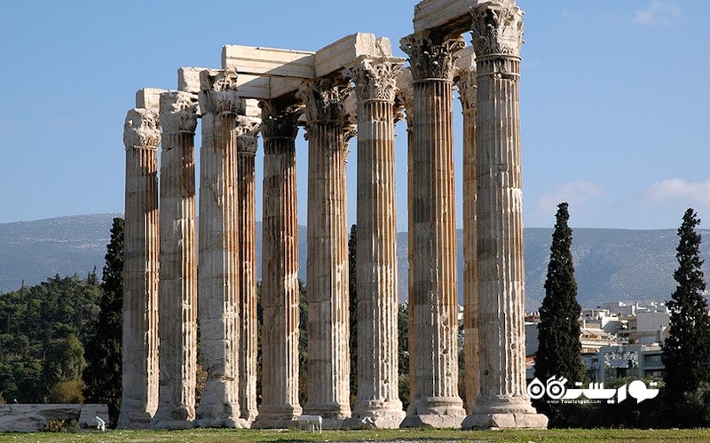 10- معبد زئوس (Temple of Olympian Zeus)  