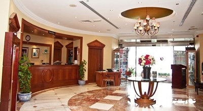 نمای لابی هتل رگال پلازا دبی