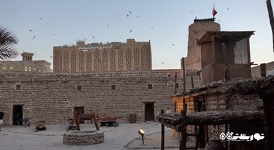  موزه دبی و قلعه الفهیدی شهر امارات متحده عربی کشور دبی