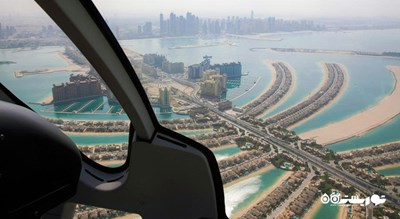 سرگرمی پرواز با هلیکوپتر در دبی شهر امارات متحده عربی کشور دبی