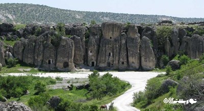  شهر سنگی باستانی کلیسترا شهر ترکیه کشور قونیه