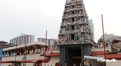  معبد سری ماریامان شهر سنگاپور کشور سنگاپور