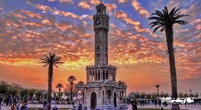 برج ساعت ازمیر شهر ترکیه کشور ازمیر