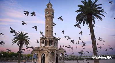  برج ساعت ازمیر شهر ترکیه کشور ازمیر