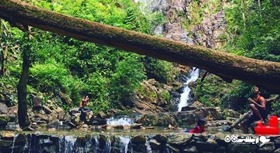  آبشار ایر ترجون تموران شهر مالزی کشور لنکاوی