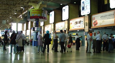  ایستگاه و میدان راه آهن شهرستان تهران استان تهران