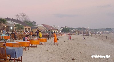 سرگرمی ساحل جیمباران شهر اندونزی کشور بالی