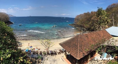 سرگرمی ساحل تالاب آبی شهر اندونزی کشور بالی