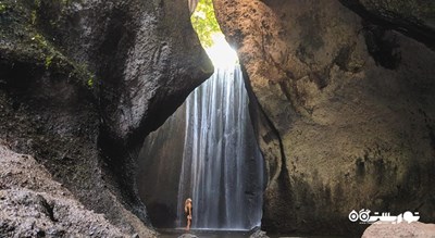  آبشار توکاد سپونگ شهر اندونزی کشور بالی