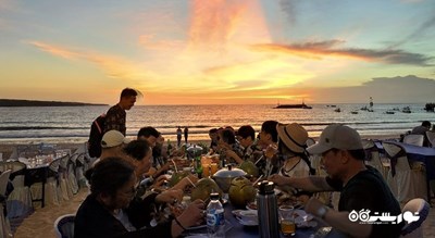 سرگرمی سفر دریایی غروب به همراه شام شهر اندونزی کشور بالی
