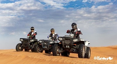 سرگرمی تور شن نوردی ابوظبی با موتور چهار چرخ  شهر امارات متحده عربی کشور ابوظبی