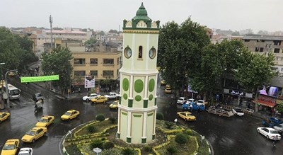  برج و میدان ساعت ساری شهرستان مازندران استان ساری